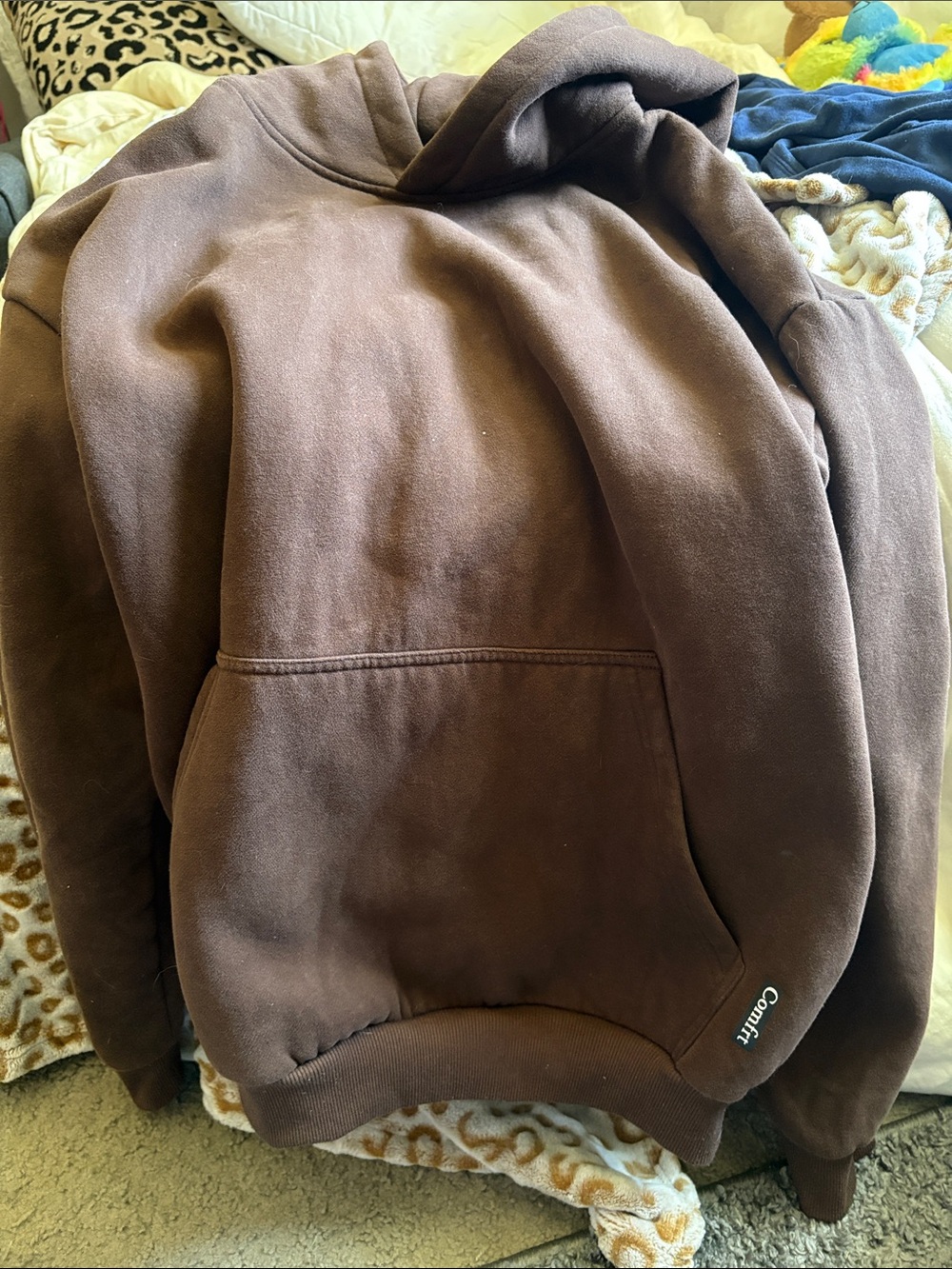 Comfort Women/Mens Brown Hoodie and Sweatpants Set